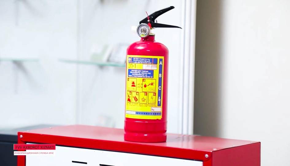 Sifatsiz o‘t o‘chirgichlar muammosi: FVV yaroqli uskuna tanlash bo‘yicha tavsiyalar berdi